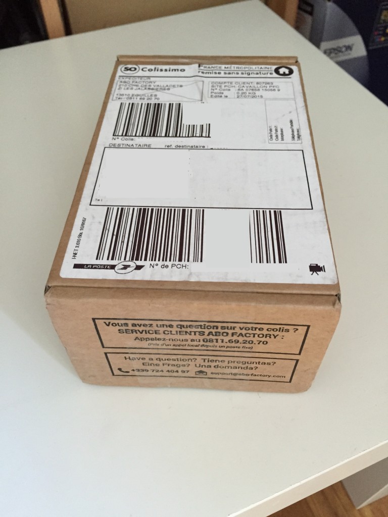 Discrétion du colis envoyé par virilbooster avec la cure de male perf